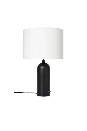 Светильник настольный Gravity Table Large Blackened Steel White
