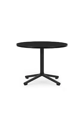 Столик Lunar Coffee Table Black Alu Oak