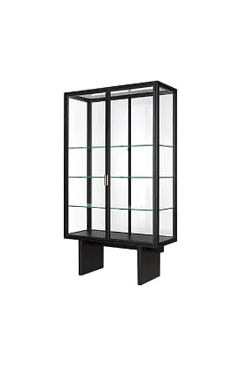Шкаф Private Vitrine Brown Black Stained Oak