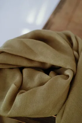 Кашемировый палантин KAILASH ручной работы в цвете olive