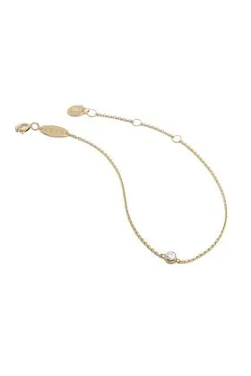 Браслет-цепочка с бриллиантом