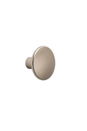 Крючок настенный Dots Metal Taupe d3,9