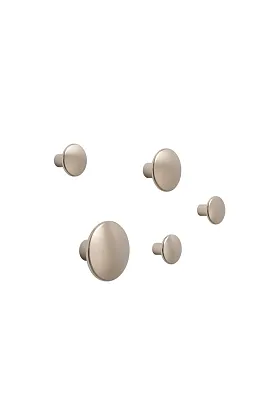 Набор крючков Dots Metal Color Taupe 5 шт