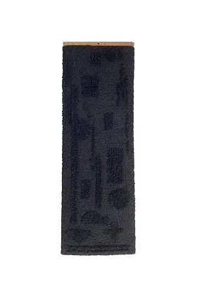 Декоративное панно из хлопка «Черный»