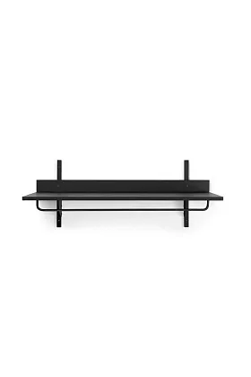 Полка Sector Rack Shelf Black Ash/Black Brass