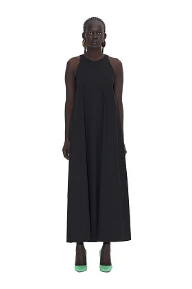 Платье с горловиной халтер Черный (M)