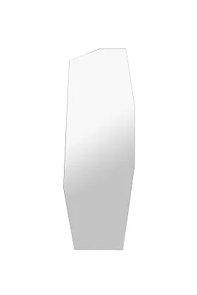 Зеркало настенное Shard Mirror Full Size Black