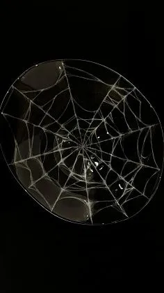 Ваза хрустальная авторская Паутинка