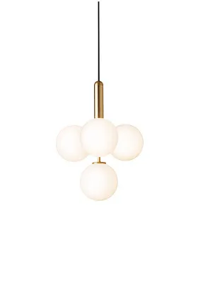 Светильник потолочный Miira 4 Brass Opal White