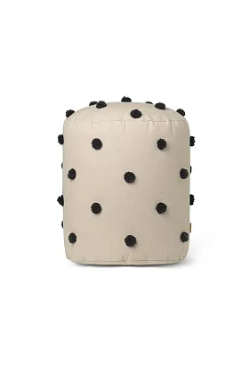Пуф Dot Tufted Pouf Sand/Black