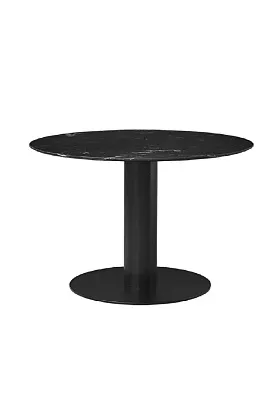 Стол 2.0 Dining Table Round Black Marquina Marble Ø110