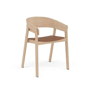 Стул Cover Armchair Oak Refine Leather Cognak