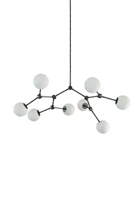 Светильник потолочный Drop Chandelier Bulp Mini Grey