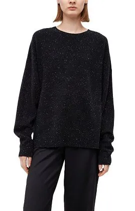 Джемпер из 100% кашемира S чёрный