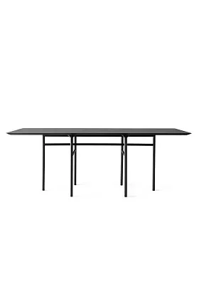 Стол обеденный Snaregade Rectangular Black Steel Black Oak