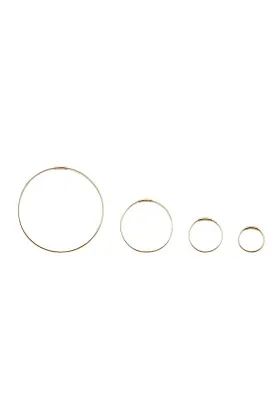 Тонкие серьги-кольца 1919 XS