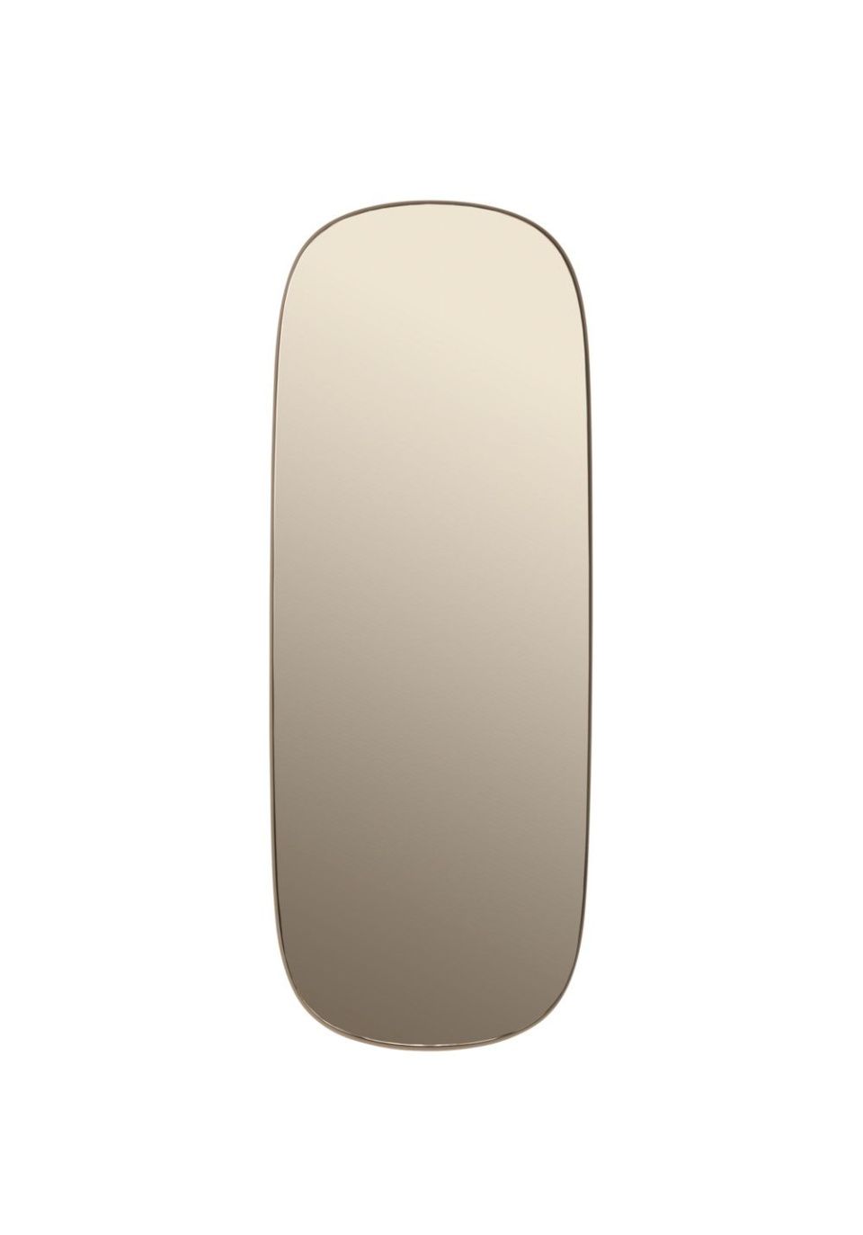 Зеркало Framed Mirror Large Taupe / Taupe