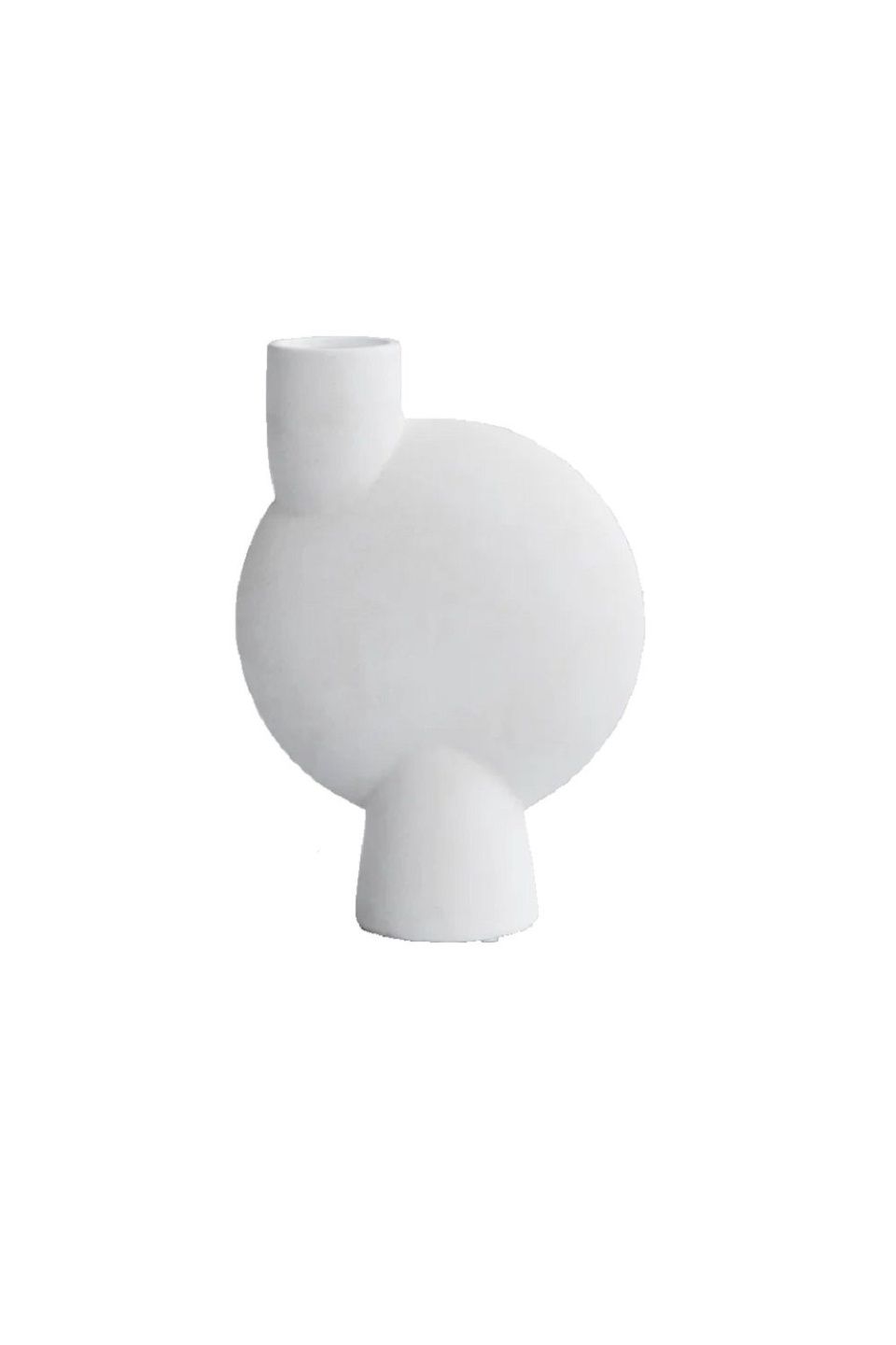 Ваза Sphere Vase Bubl Medio Bone White