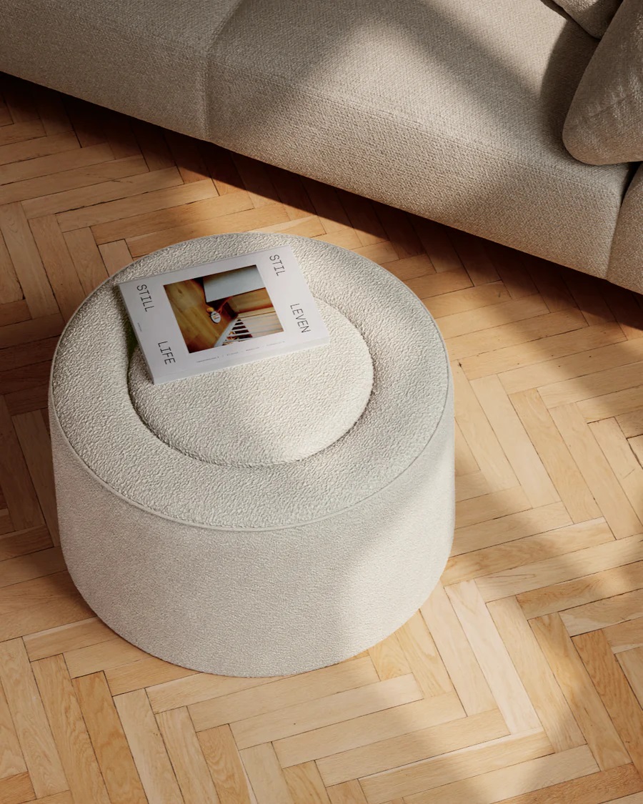 Пуф Praline Pouf Natural Bouclé 78 см