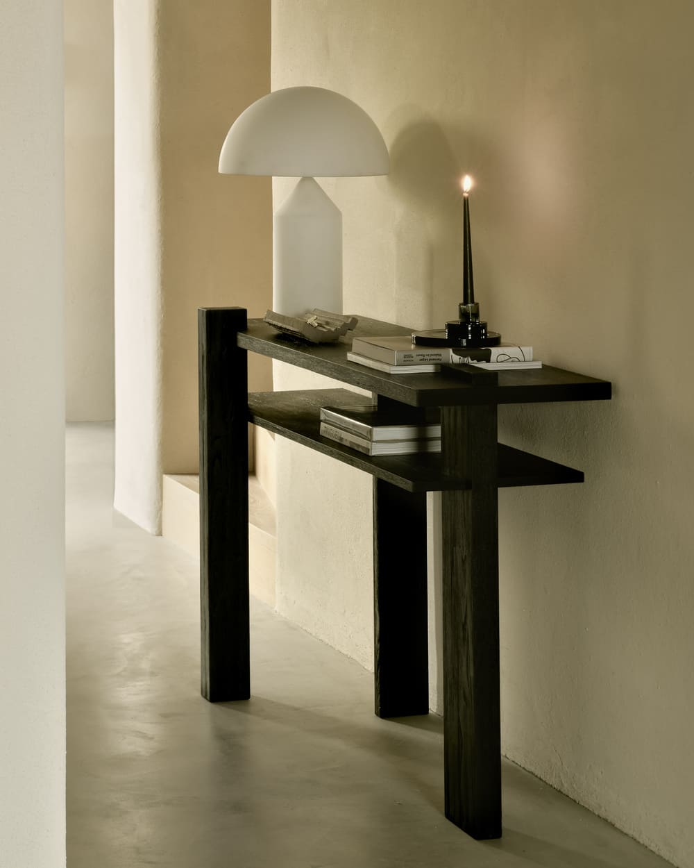 Консоль Abstract Console Teak Black