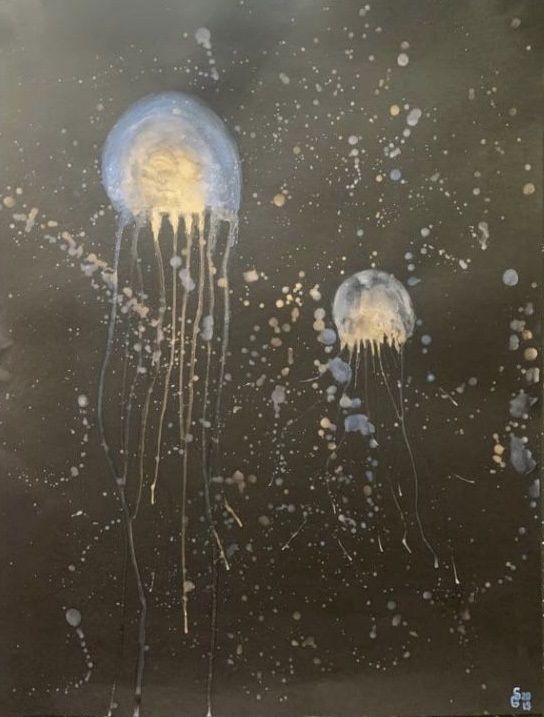 Картина Серия Медузы 4; 50х64