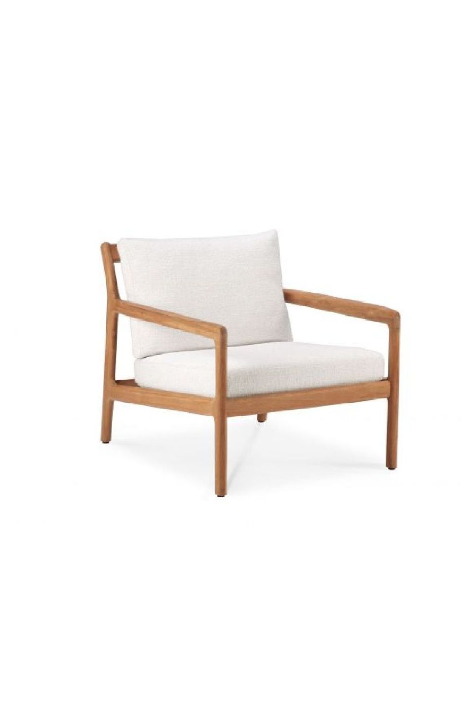Кресло Teak Jack Outdoor Lounge Chair White