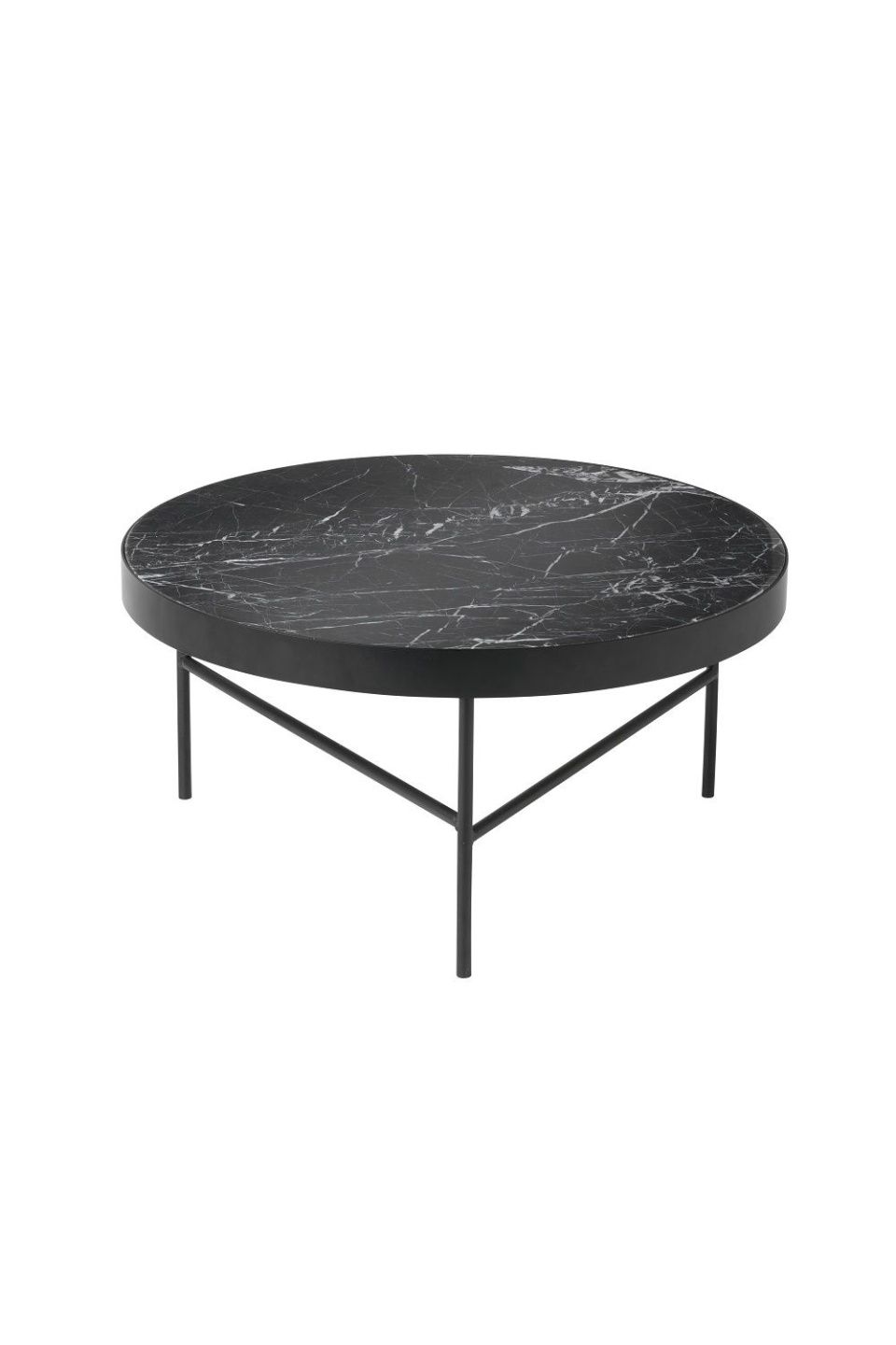 Столик кофейный Marble Table Black Large