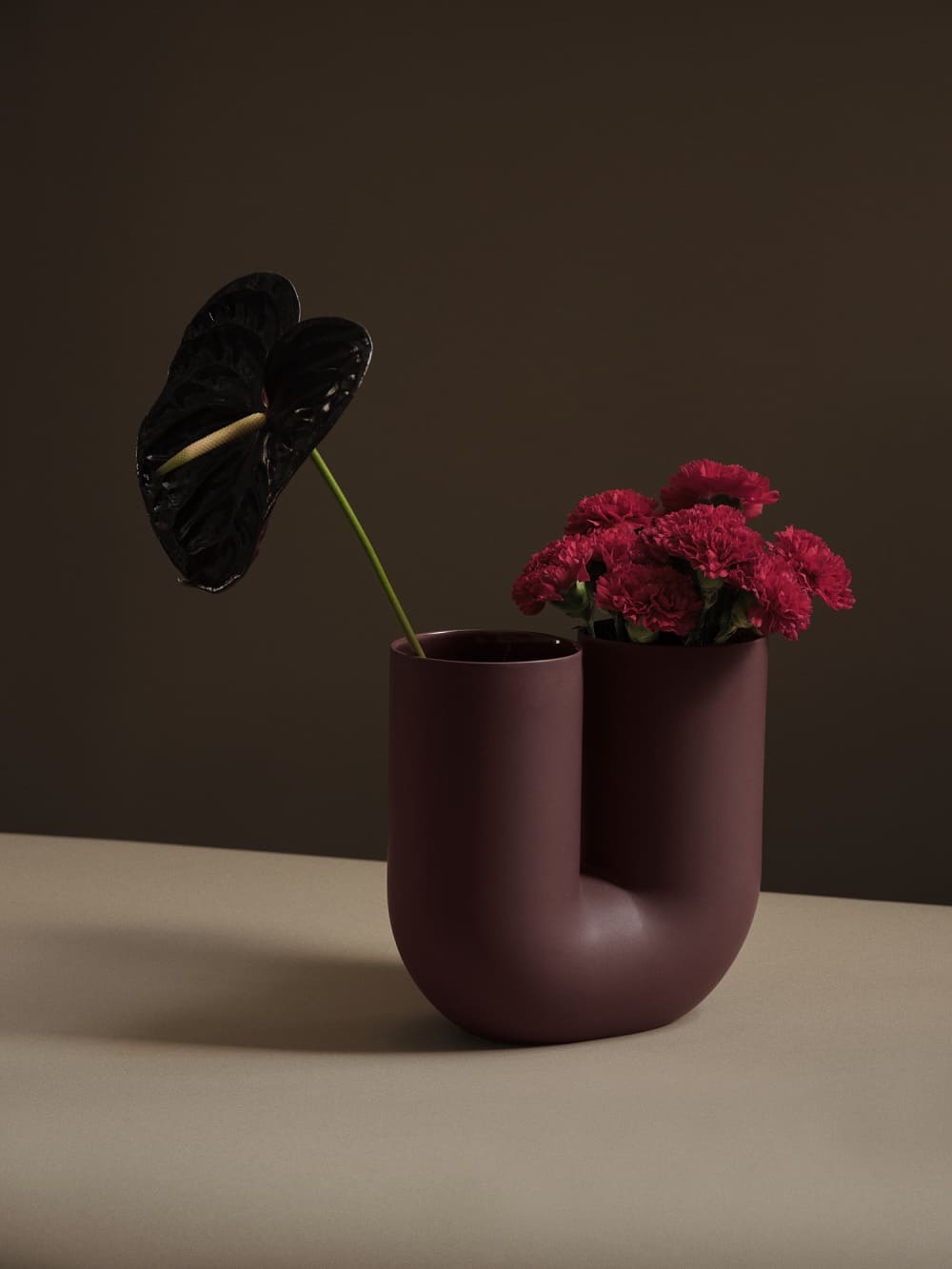 Ваза Kink Vase Deep Red