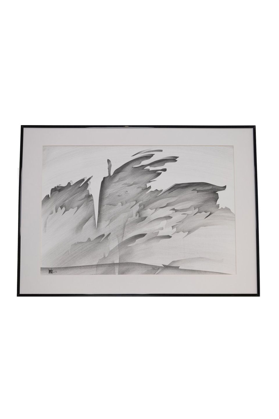 Картина «Ветер» из серии «Придуманный пейзаж» в оформлении
