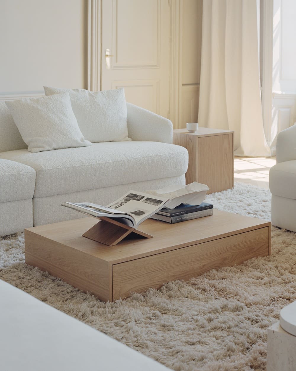 Столик журнальный с ящиком Mass Coffee Table Oak
