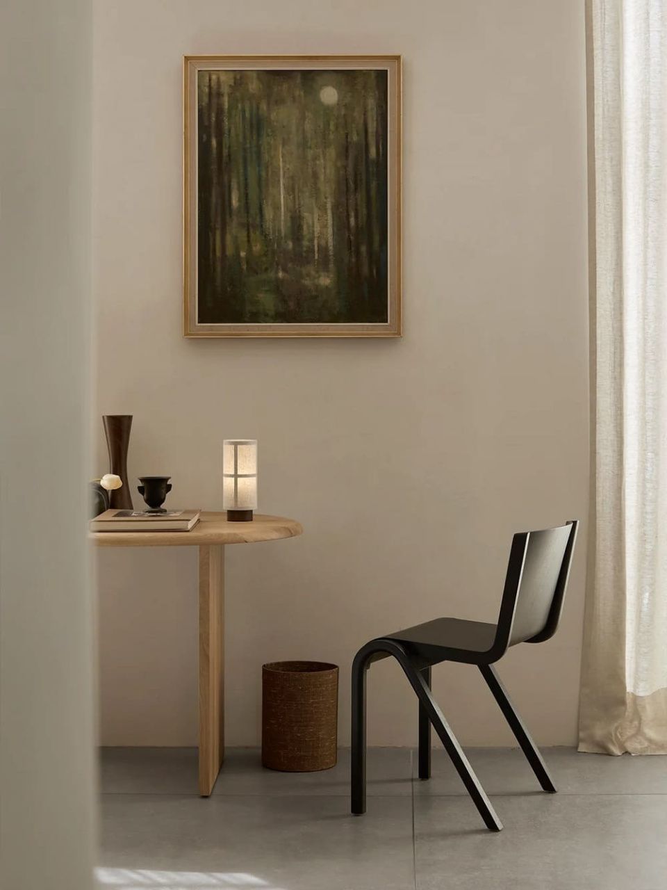 Стул Ready Dining Chair Black Painted Oak