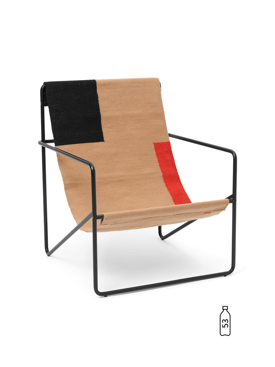 Кресло Desert Lounge Chair Black Block