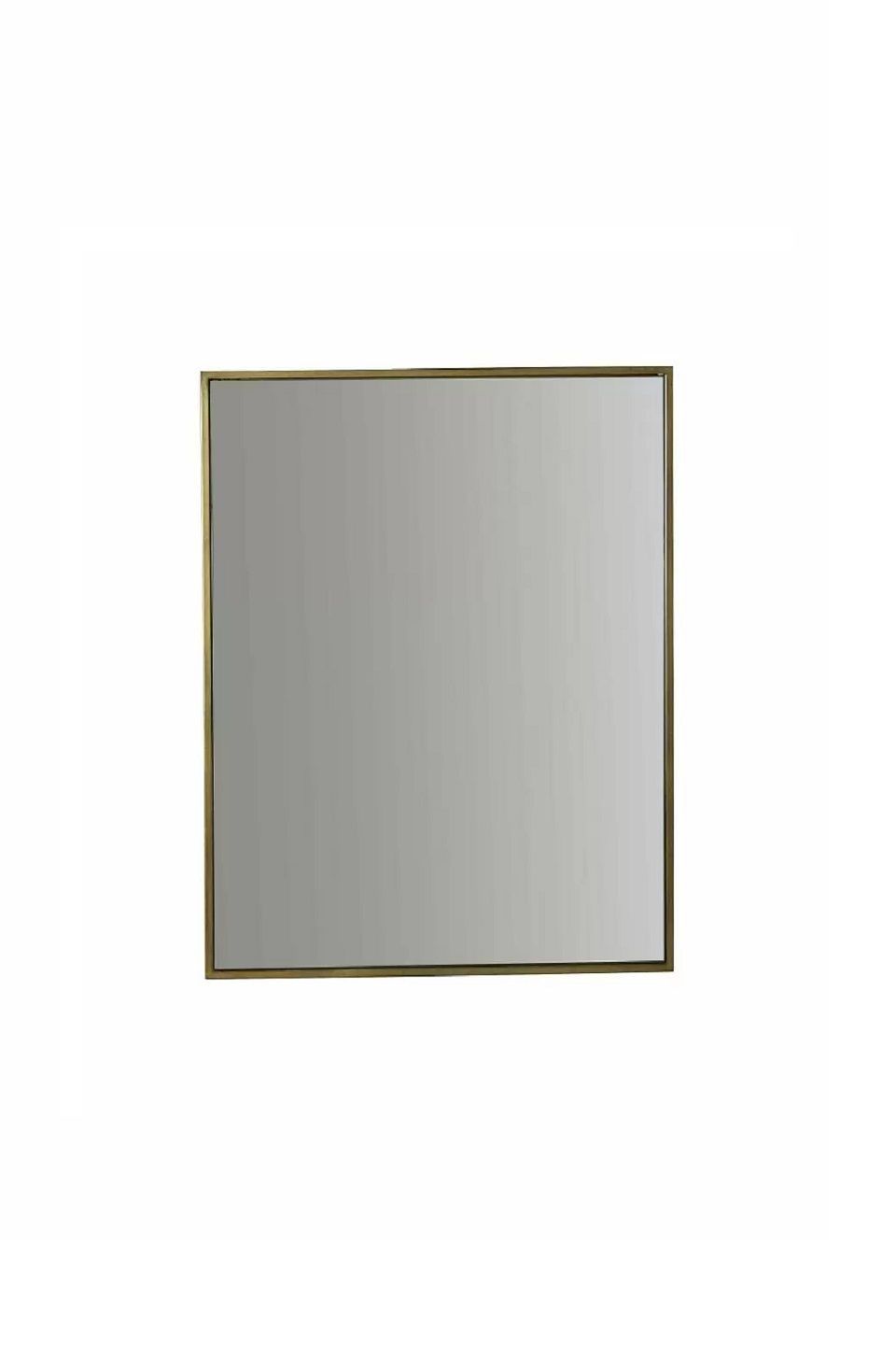 Зеркало настенное Mirror Metal Iron Frame Honey Gold h90