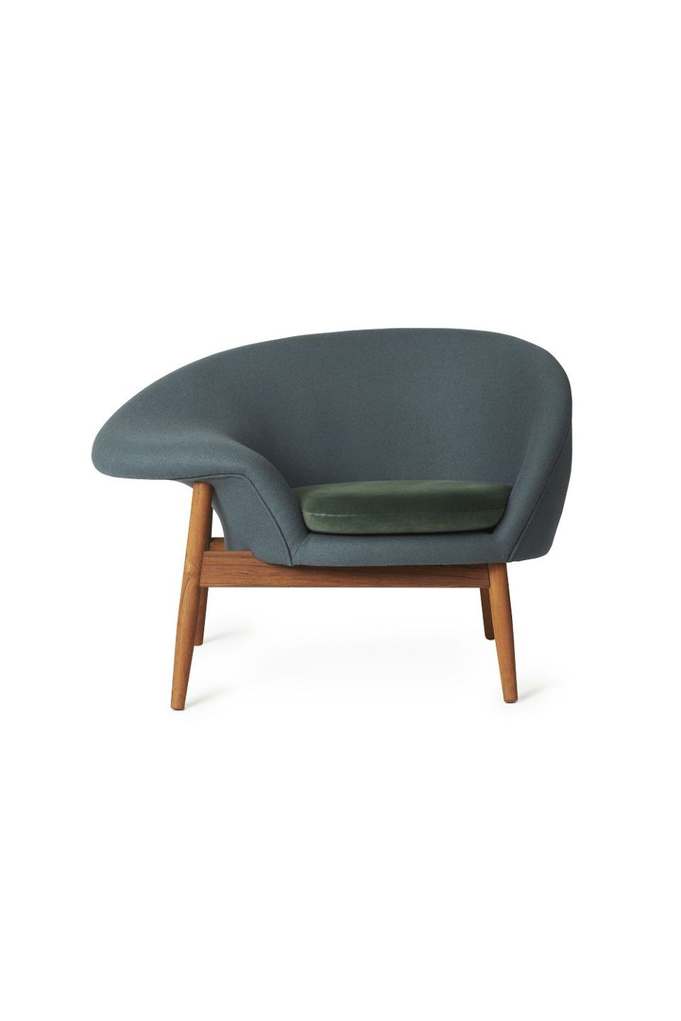 Кресло Fried Egg Lounge Chair Petrol Forest Green