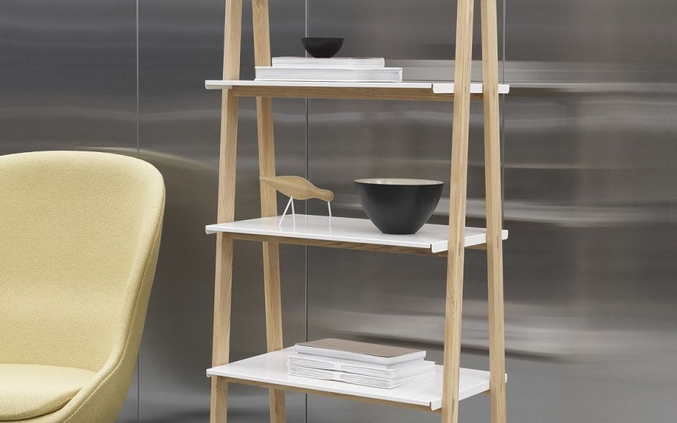 Стеллаж One Step Up Bookcase High White