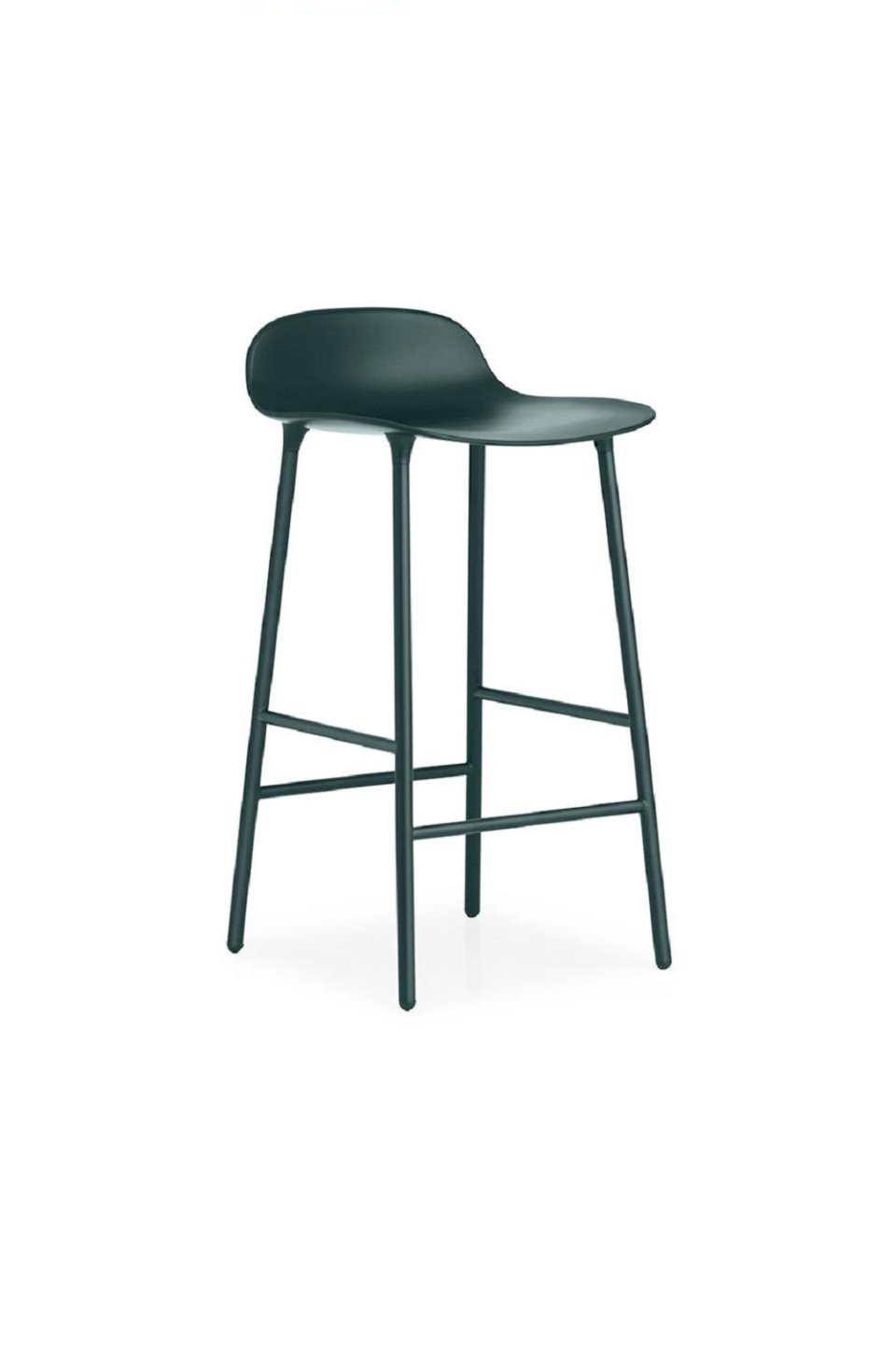 Барный стул Form Barstool Steel Green 65 см