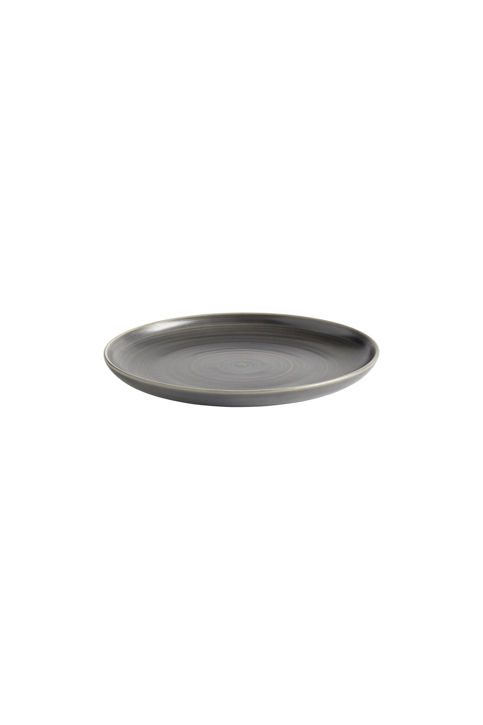 Тарелка Plate Glazed Stonewear Grey Ø20