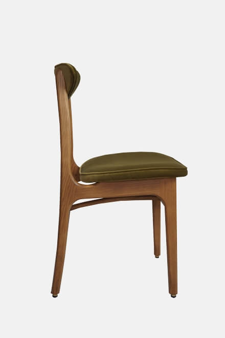 Стул 200-190 Chair Velvet Olive Wood Dark 03