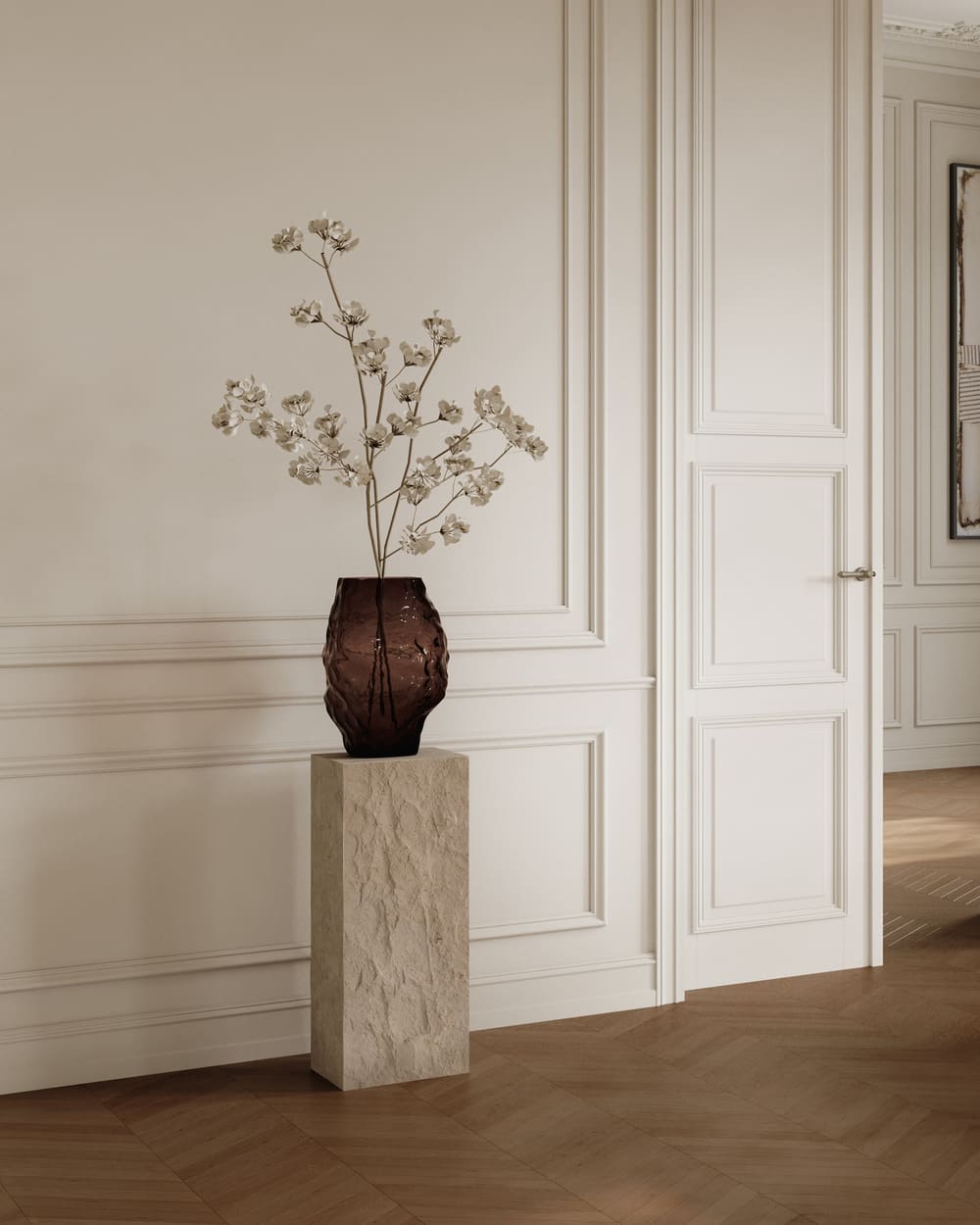 Ваза Katachi Vase Big Smoked Forest