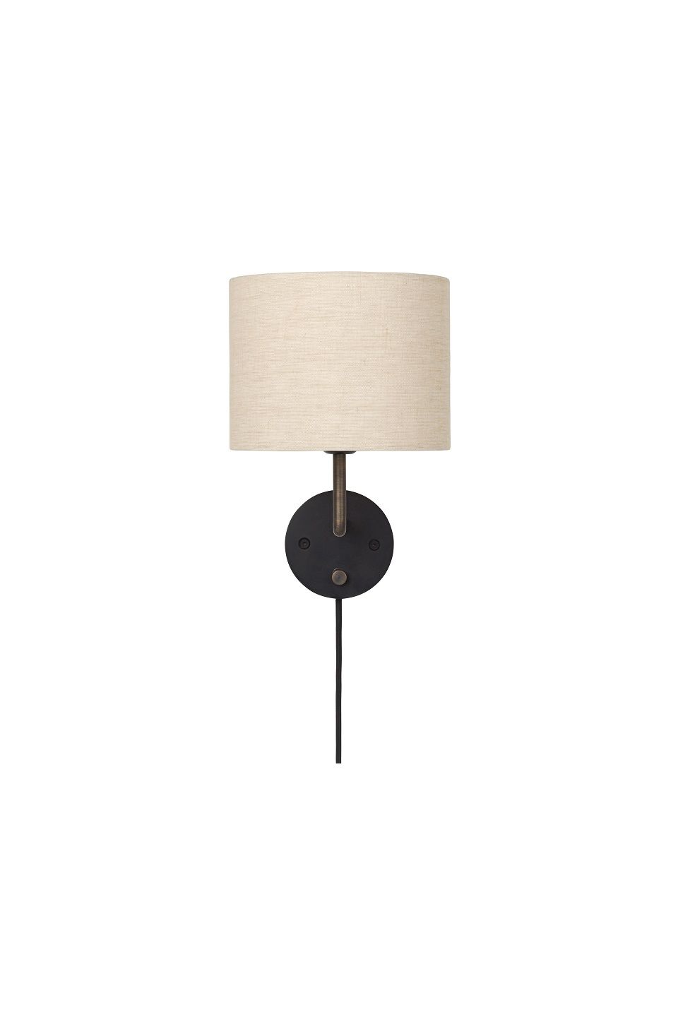Бра Gravity Wall Lamp Antique Brass Canvas Small