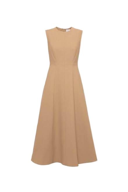 Платье бежевое