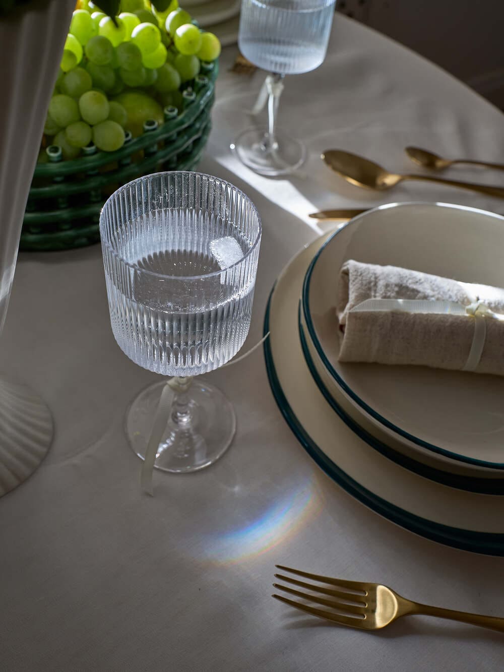 Тарелка Dinner Plate Esquisse Bleu ø26