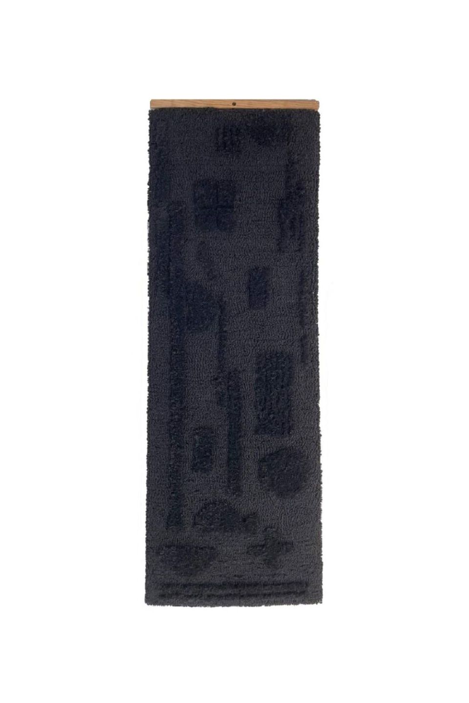 Декоративное панно из хлопка «Черный»