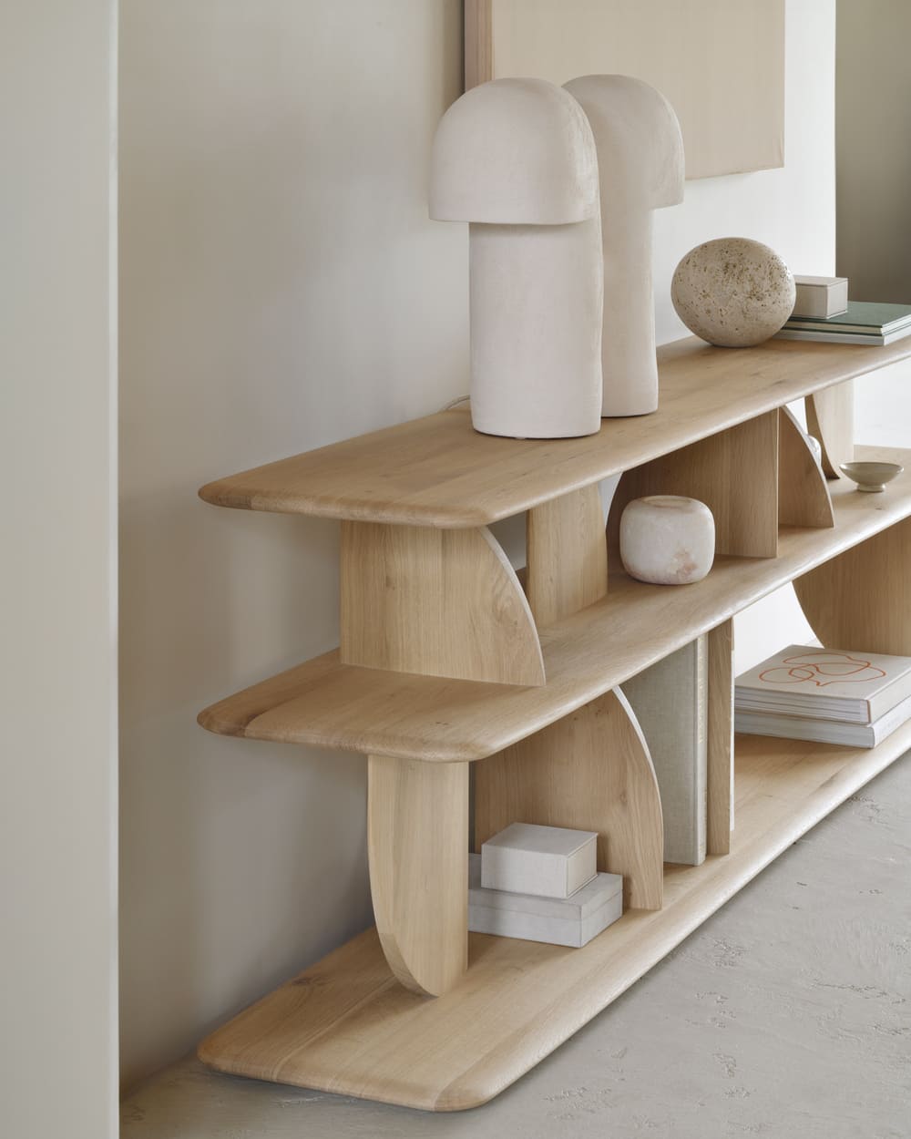 Консоль Geometric Sofa Console Oak