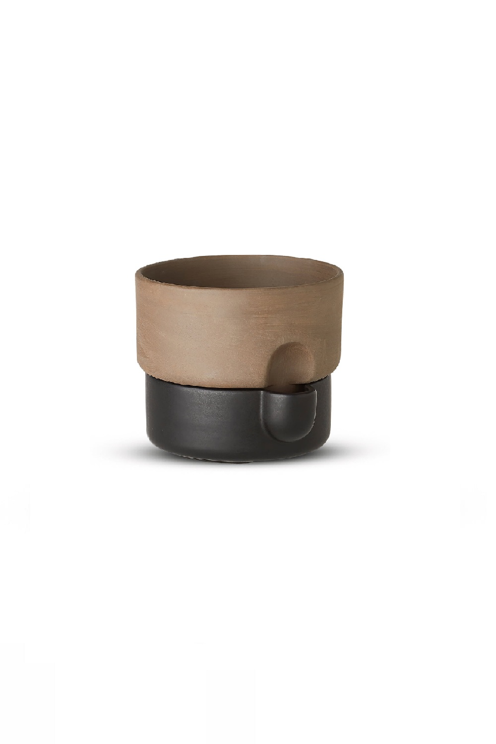 Кашпо Oasis Flowerpot Small Black Brown