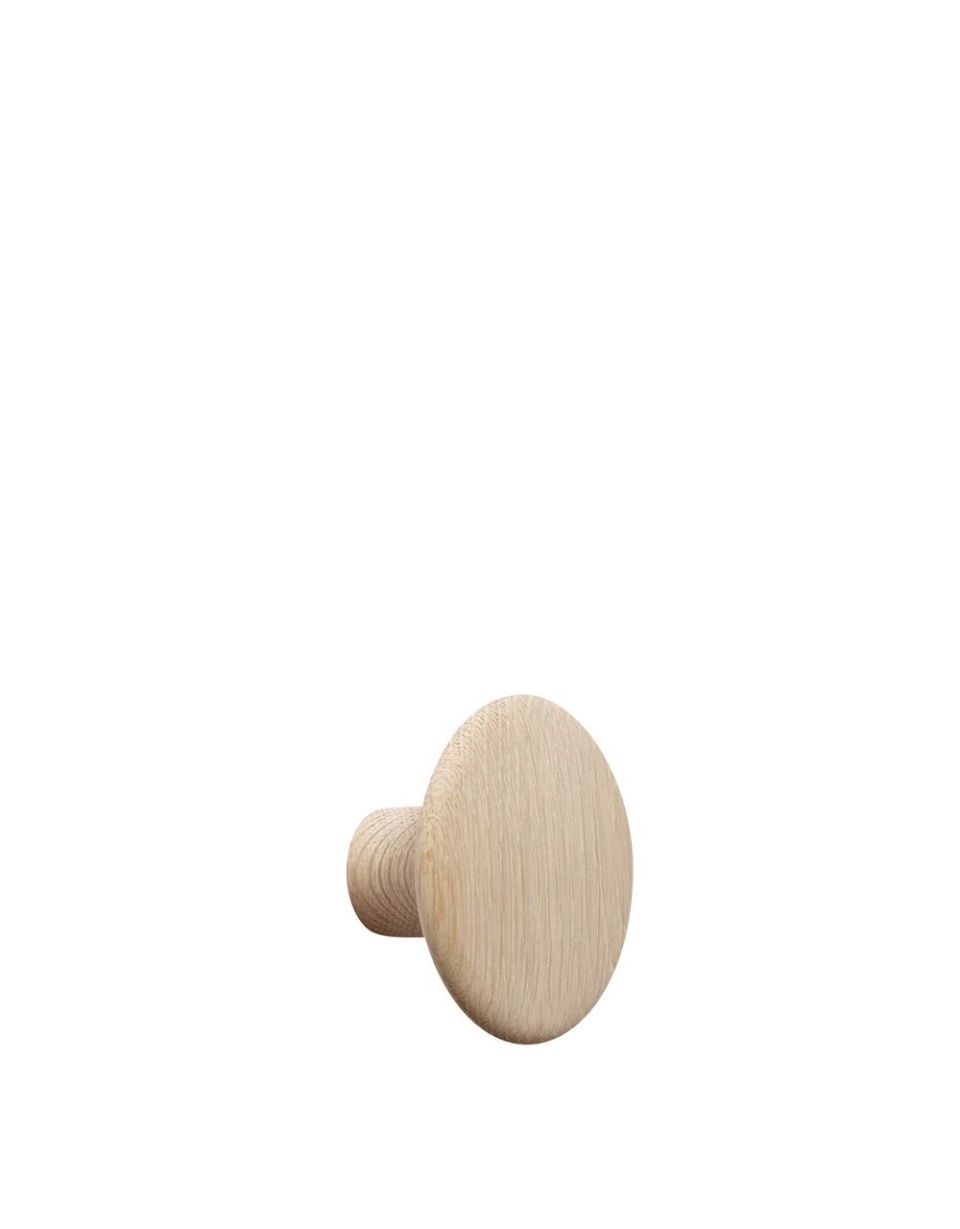 Дверная ручка / крючок Dots Wood Oak 9 см