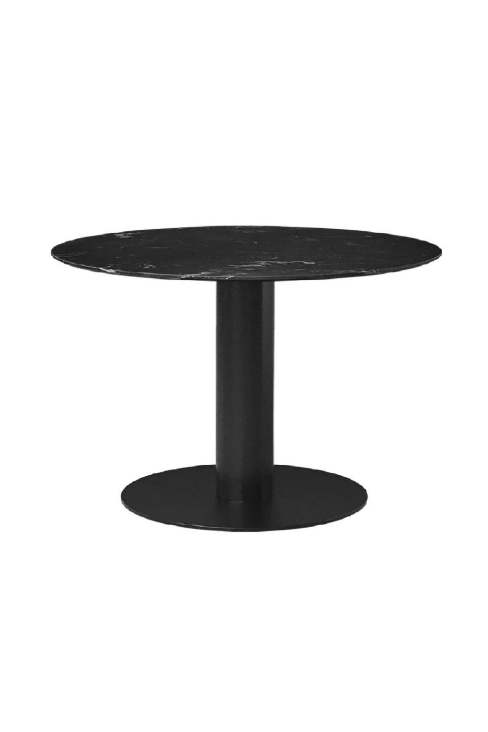 Стол 2.0 Dining Table Round Black Marquina Marble Ø110