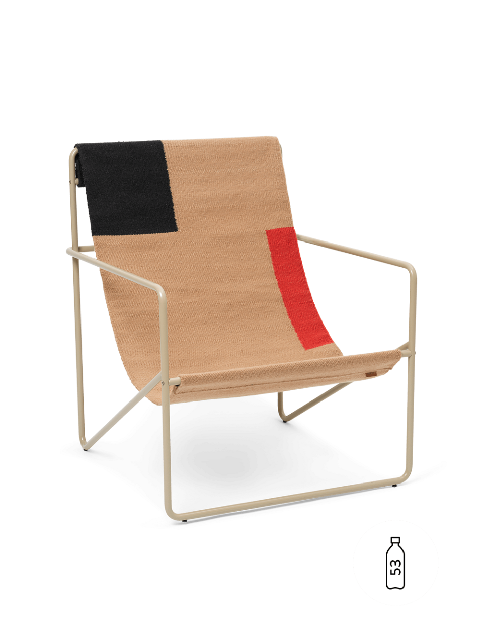 Кресло Desert Lounge Chair Cashmere Block