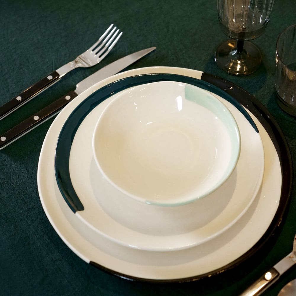 Тарелка Dinner Plate Esquisse Bleu ø26