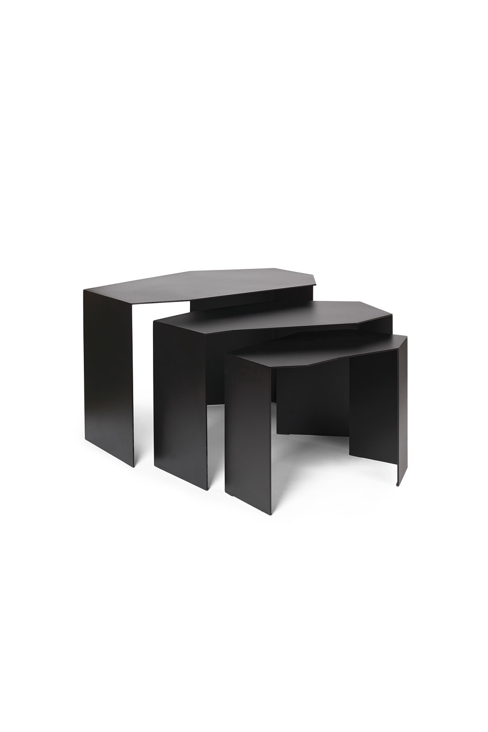 Столики Shard Cluster Tables Set Black 3 шт